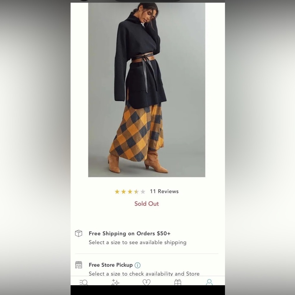 NEW Anthropologie Pilcro Patch-Pocket Turtleneck Poncho Black One Size  NWT $148